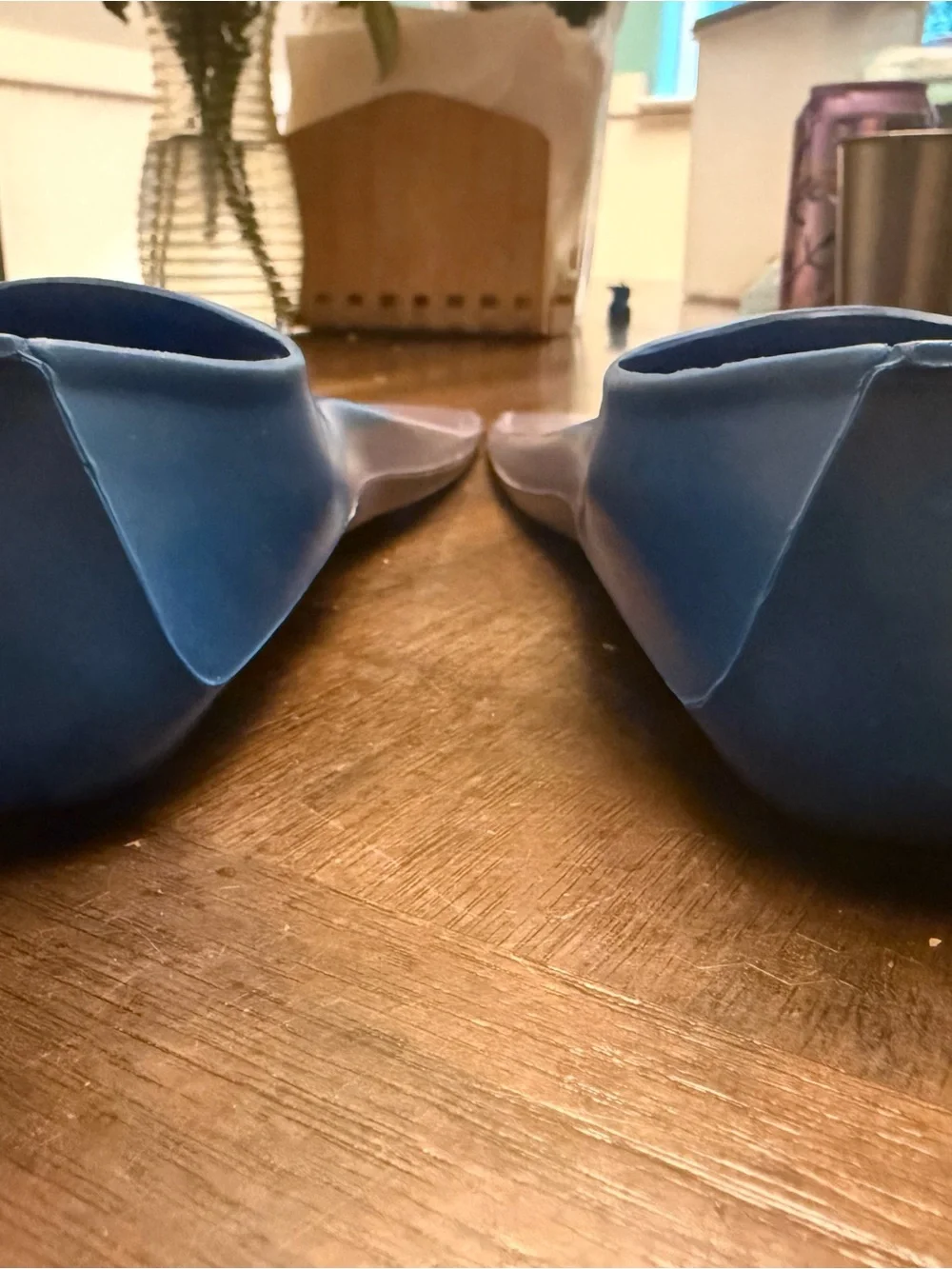 FINIS Kids Short-Blade Swim Fins in Blue and Purple